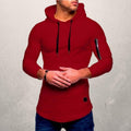 Slim fit hoodie voor heren