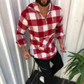Geruite hoodie voor heren – Liva