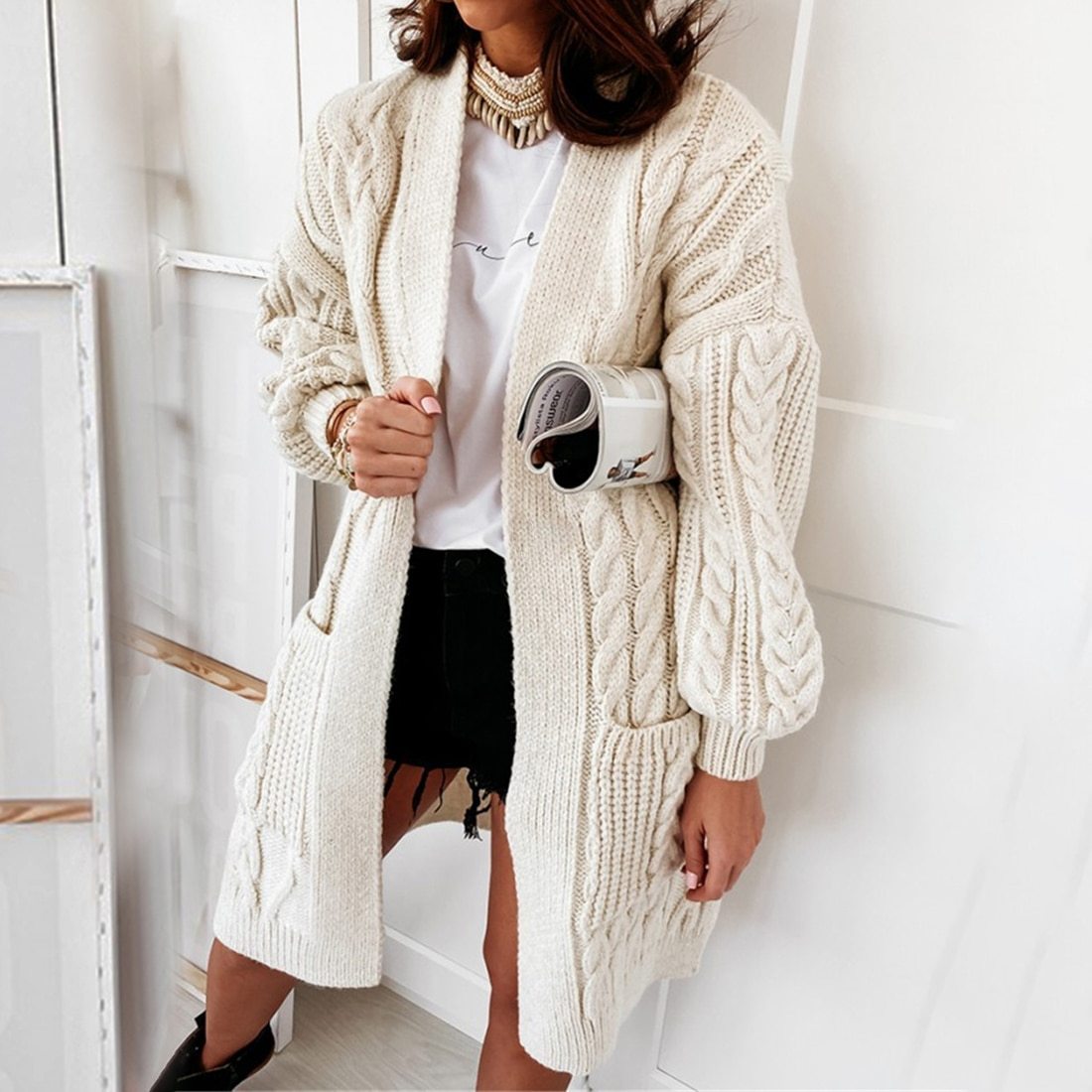 Gebreide cardigan voor dames