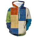 3D plaid hoodie