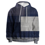 3D plaid hoodie