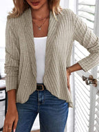 Basic effen top met lange mouwen