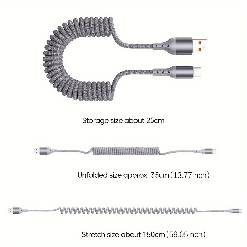 100W USB-C veer oplaadkabel