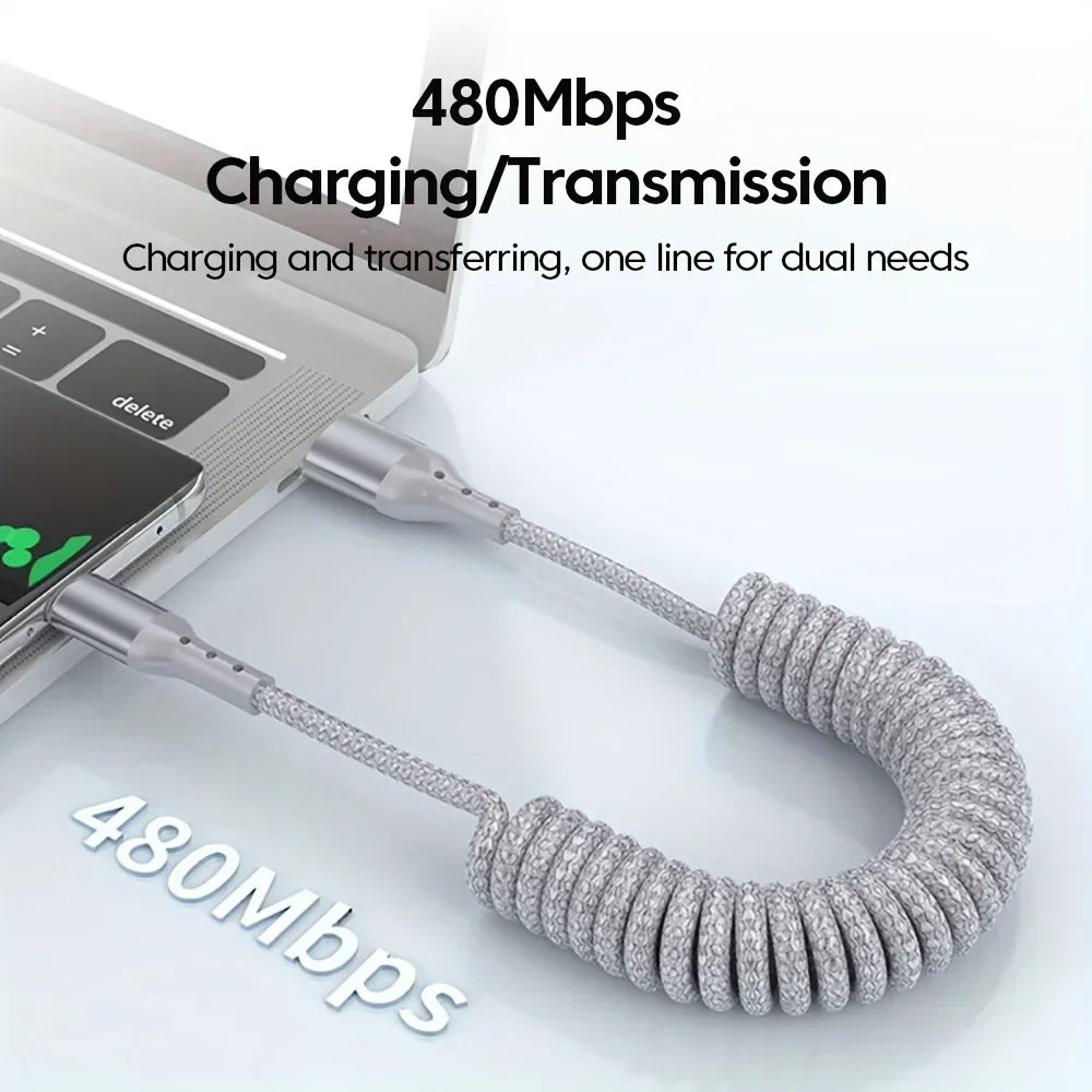100W USB-C veer oplaadkabel