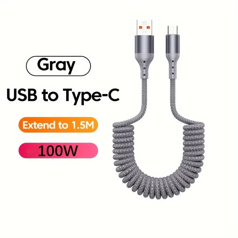 100W USB-C veer oplaadkabel