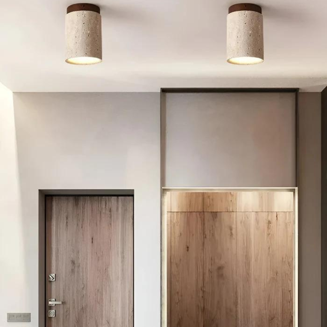Ronde japanse stijl plafondlamp
