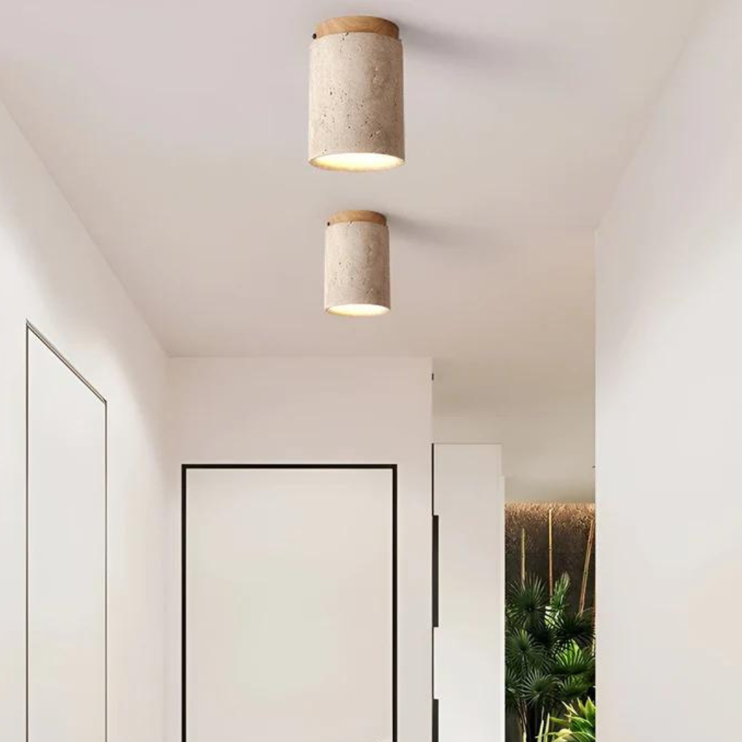 Ronde japanse stijl plafondlamp