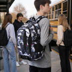 Boxy schoolrugzak met vakkenindeling