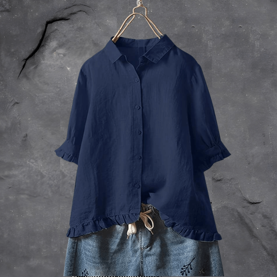 Katoenen blouse voor dames