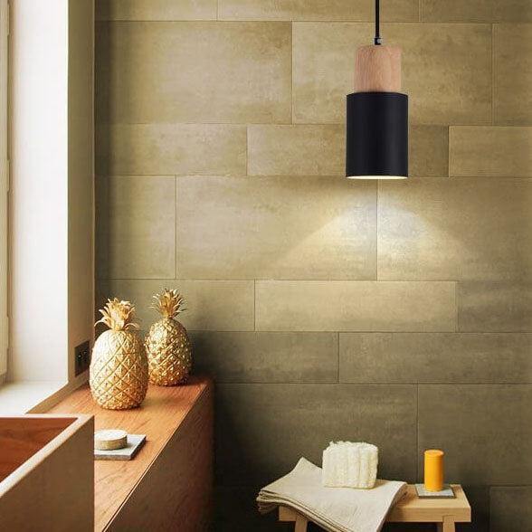 Minimalistische LED cilinder hanglamp — afbeelding 17