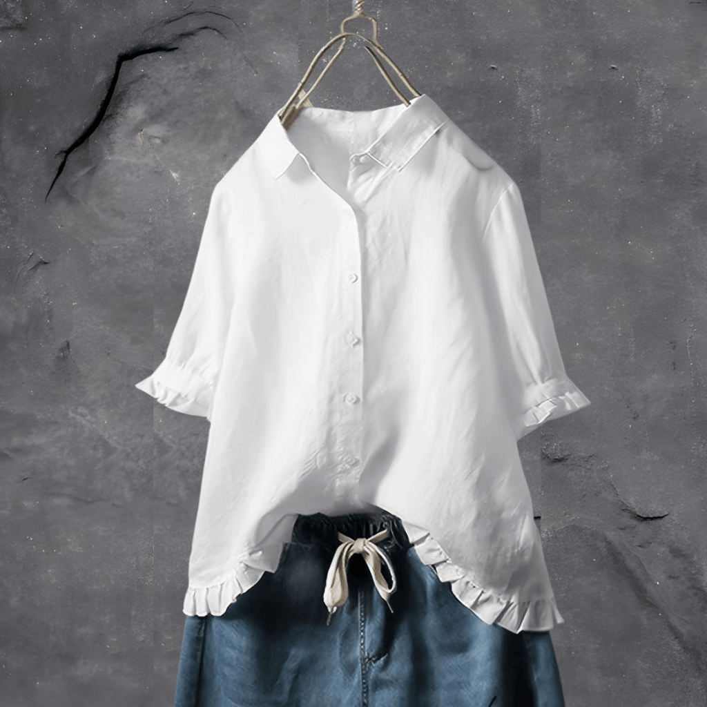 Katoenen blouse voor dames