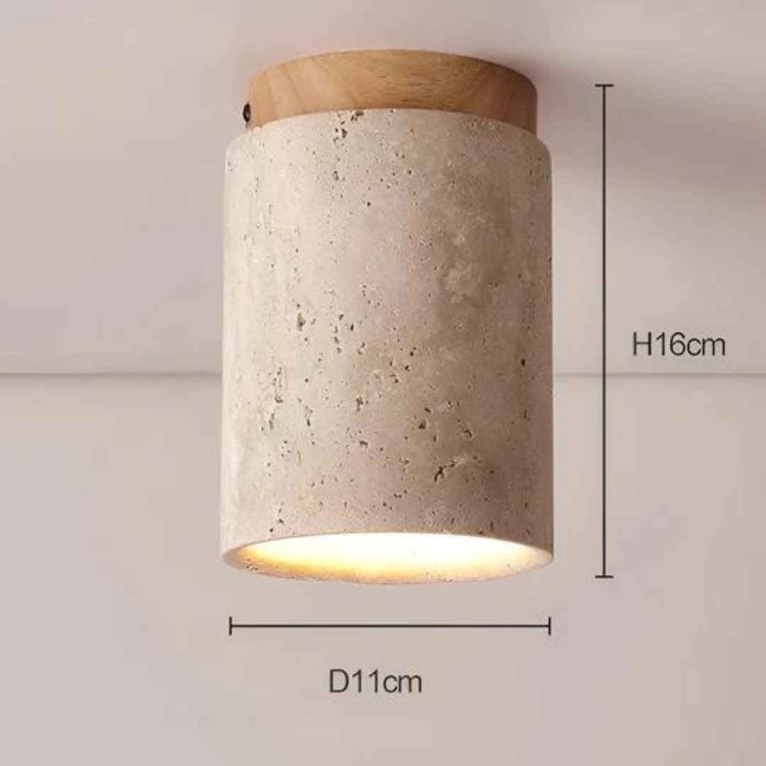 Ronde japanse stijl plafondlamp