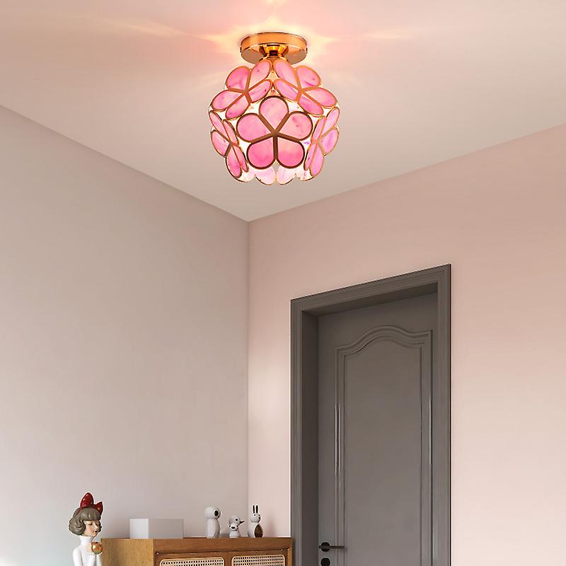 Glazen bloemen plafondlamp — afbeelding 22