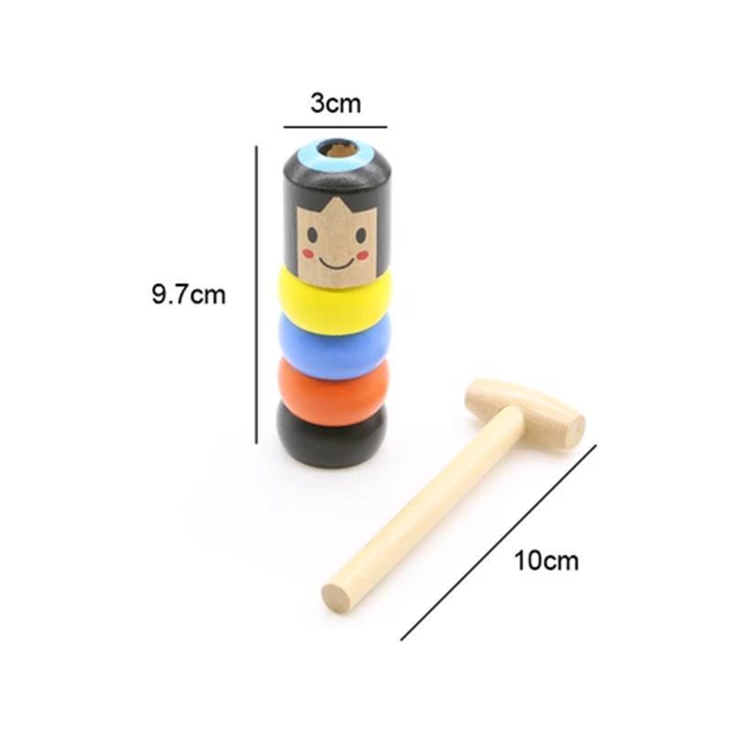 Flexibele houten acrobaat – bevordert behendigheid & creatief denken