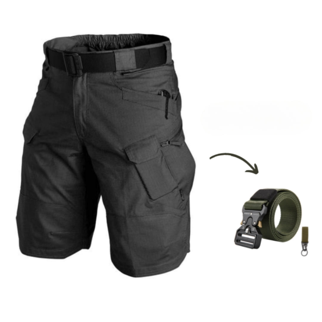 Heren korte cargo shorts met 7 zakken