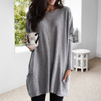 Oversized dames trui met zakken — afbeelding 29