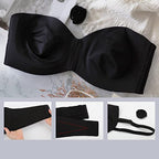 Naadloze bandeau BH met afneembare bandjes