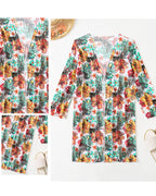 Driedelige bikini set met bloemenprint