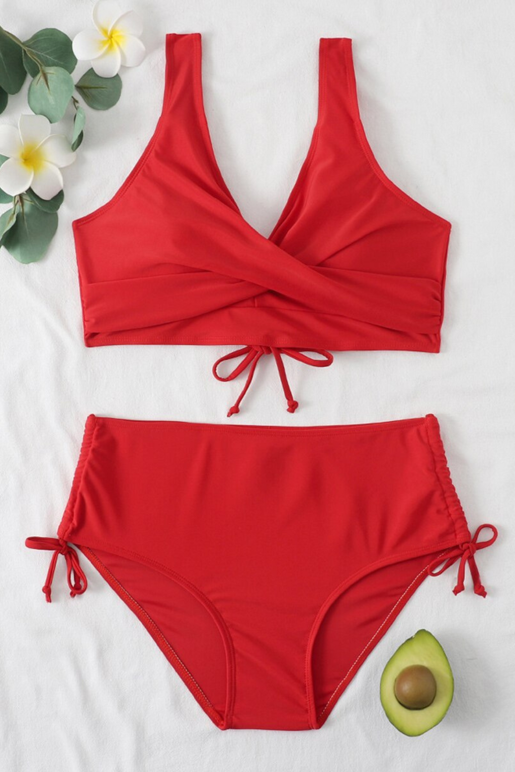 Effen bikiniset met sportieve twist