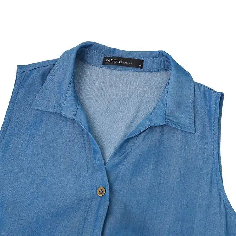 Melissa plus-size spijkerjurk