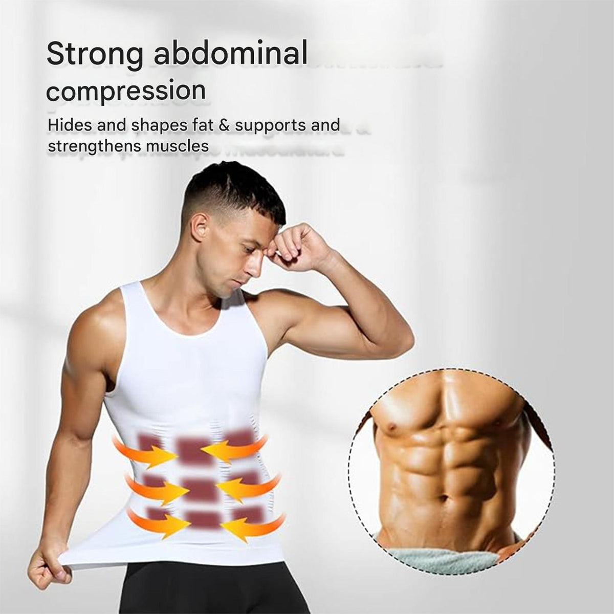 Corrigerend herenhemd met shaping effect
