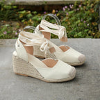 Espadrille sandalen voor dames
