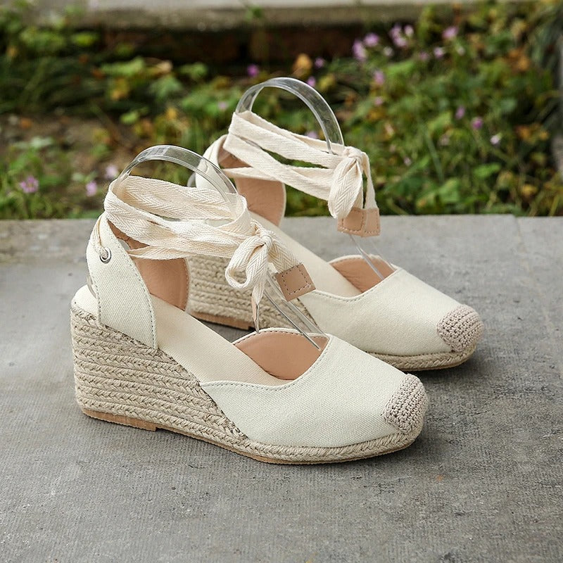 Espadrille sandalen voor dames