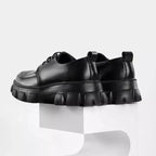 Derbyschoenen met dikke zool