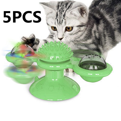 Katten windmolen krab- en speelstation