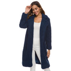 Dames imitatiebontjas met capuchon