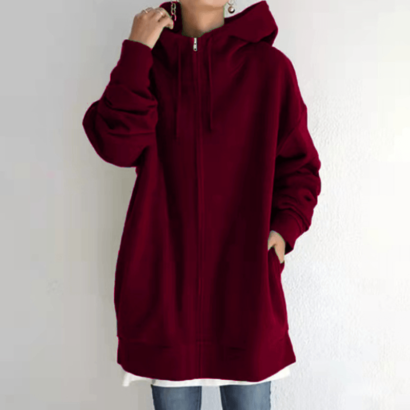Damesvest met capuchon