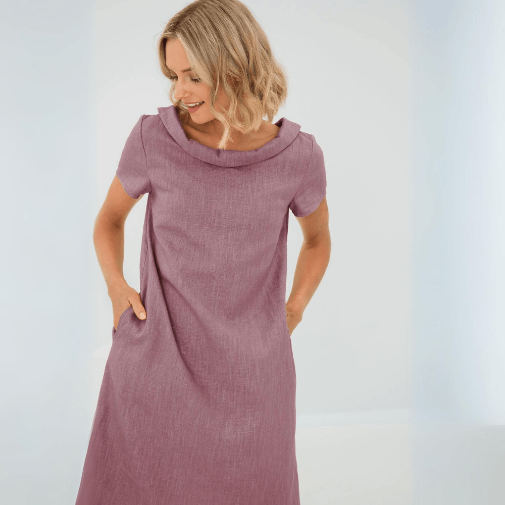 Linnen dames zomerjurk