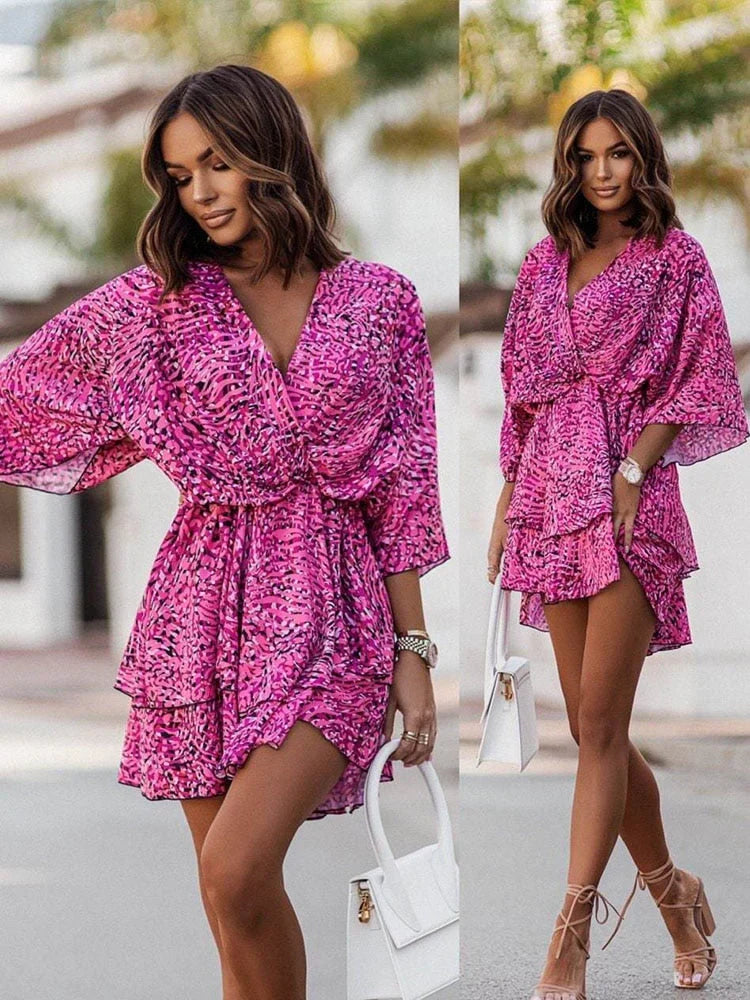 Chic mini jurk – en