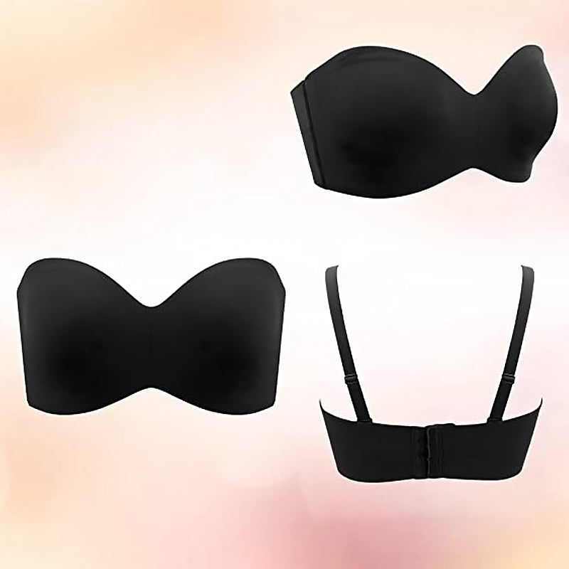 Naadloze bandeau BH met afneembare bandjes