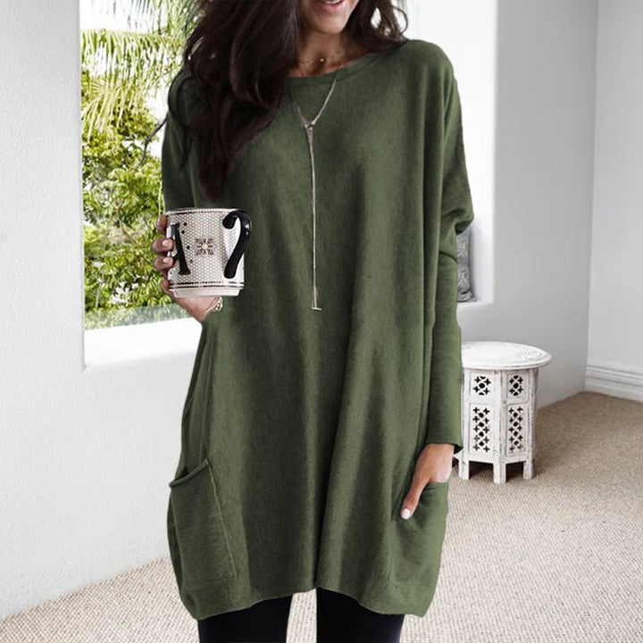 Oversized dames trui met zakken — afbeelding 28