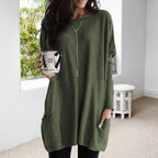 Oversized dames trui met zakken — afbeelding 28