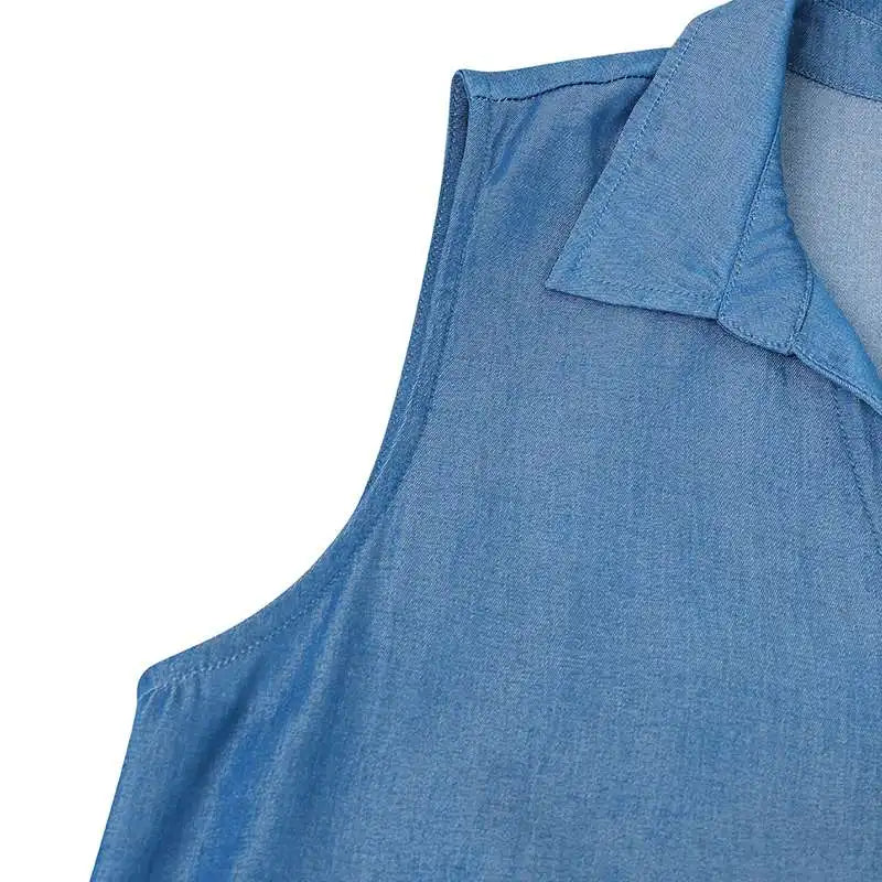Melissa plus-size spijkerjurk