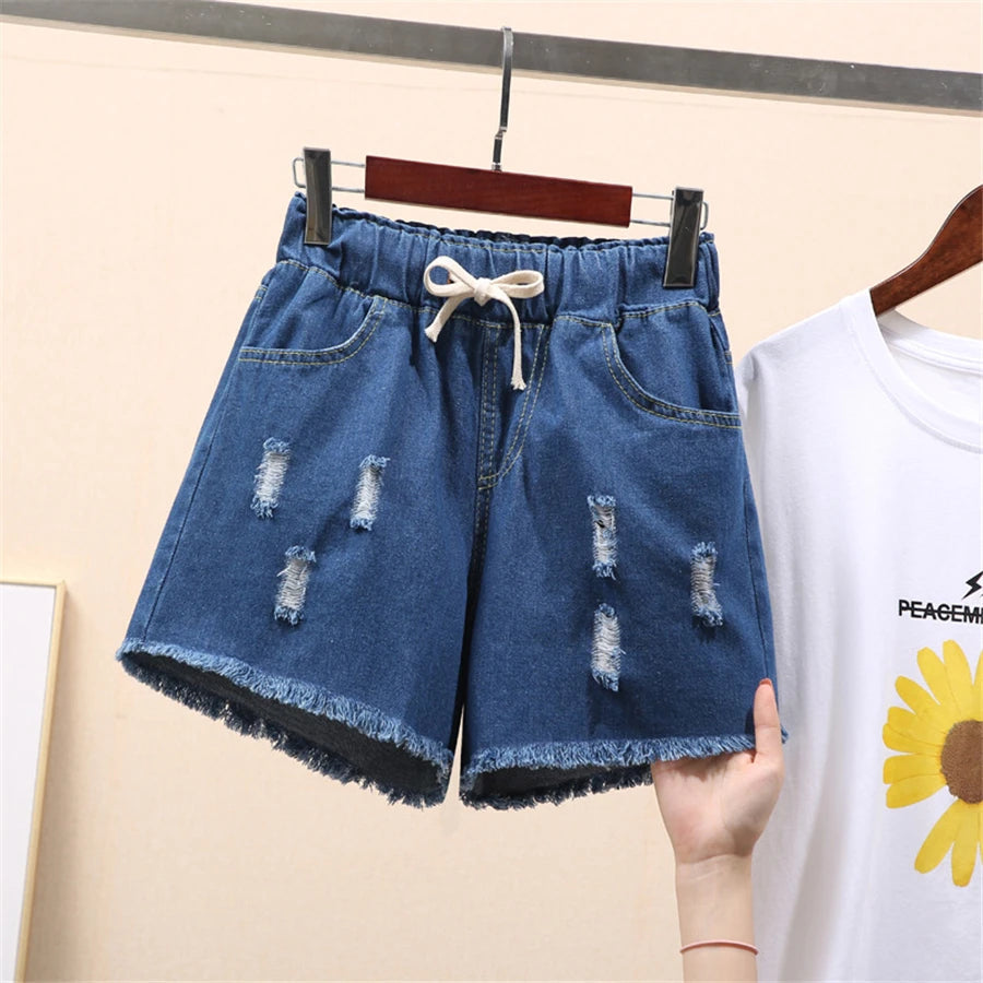 Nienke plus size jeans short