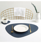 Minimalistische PU-leren placemats