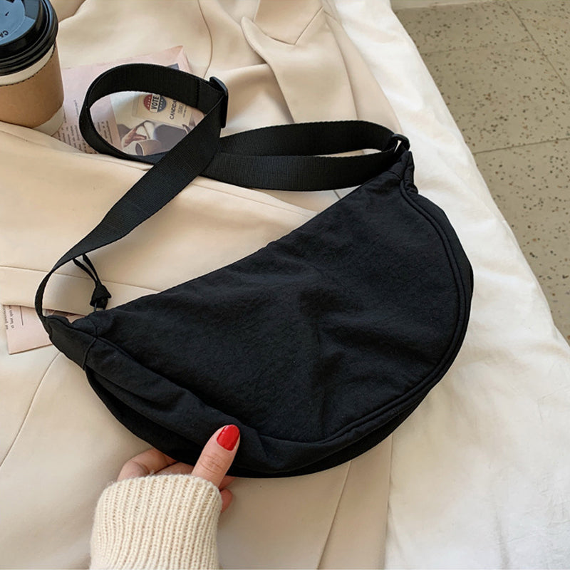 Half moon crossbody bag