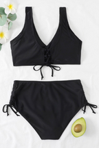 Effen bikiniset met sportieve twist