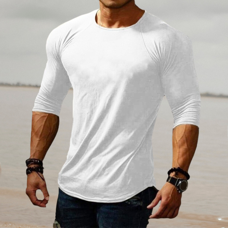 Stijlvol heren slim fit stretch shirt
