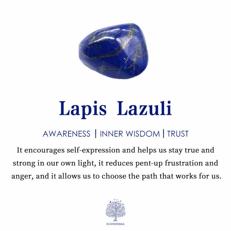 Anti-Angst amethist, lepidoliet en lapis lazuli armband