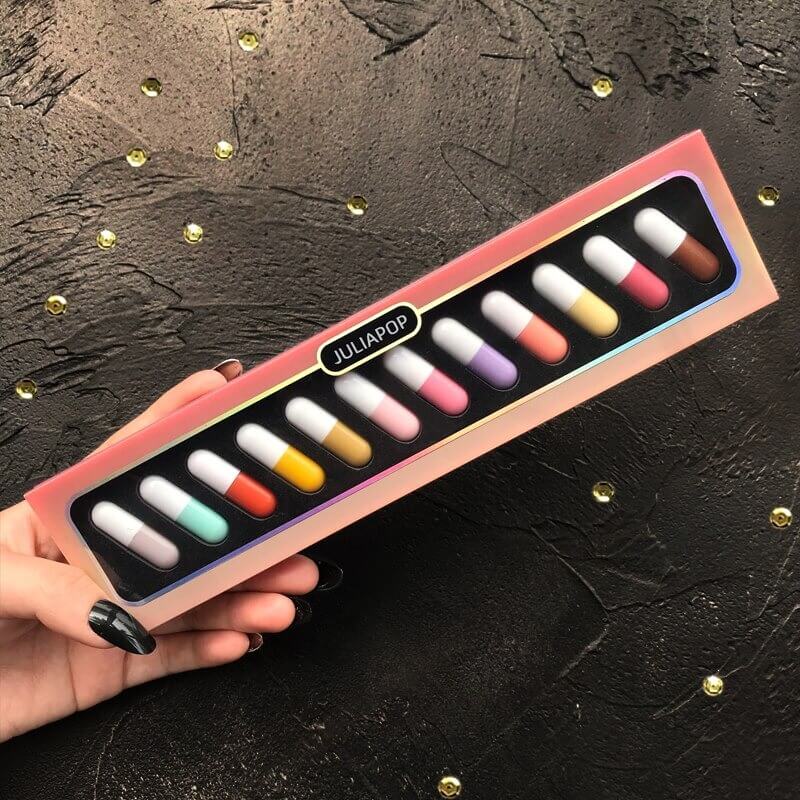 Mini lippenstift capsules (12st)