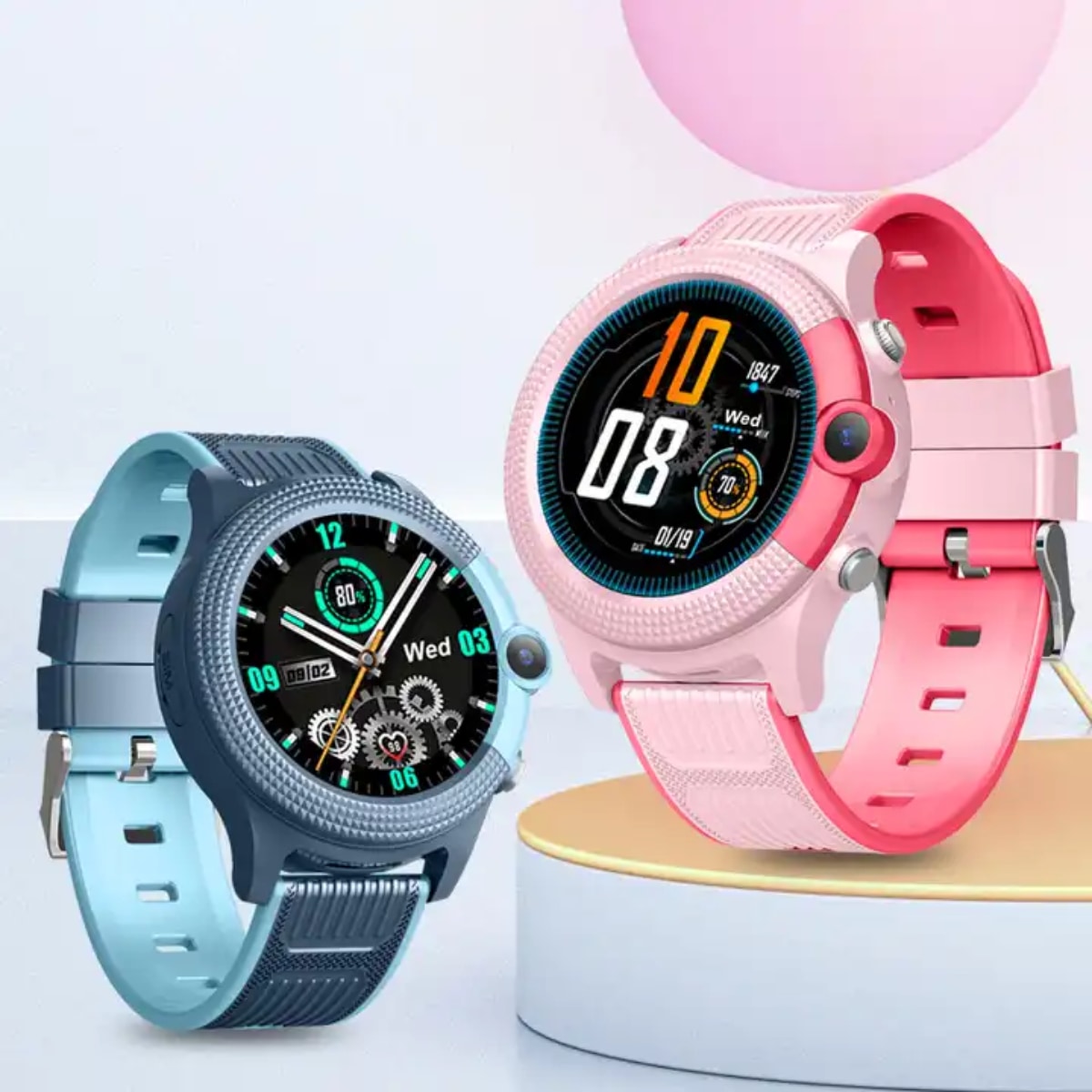 Kinder-smartwatch met GPS, camera en belfunctie voor een dagelijkse routine