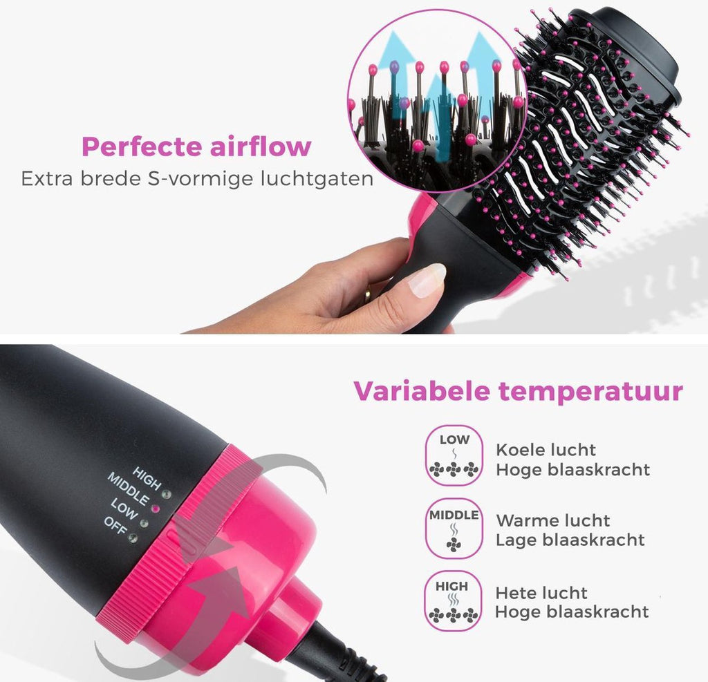 4-IN-1 HAARDROGER & VOLUMIZER – voor ieder haartype