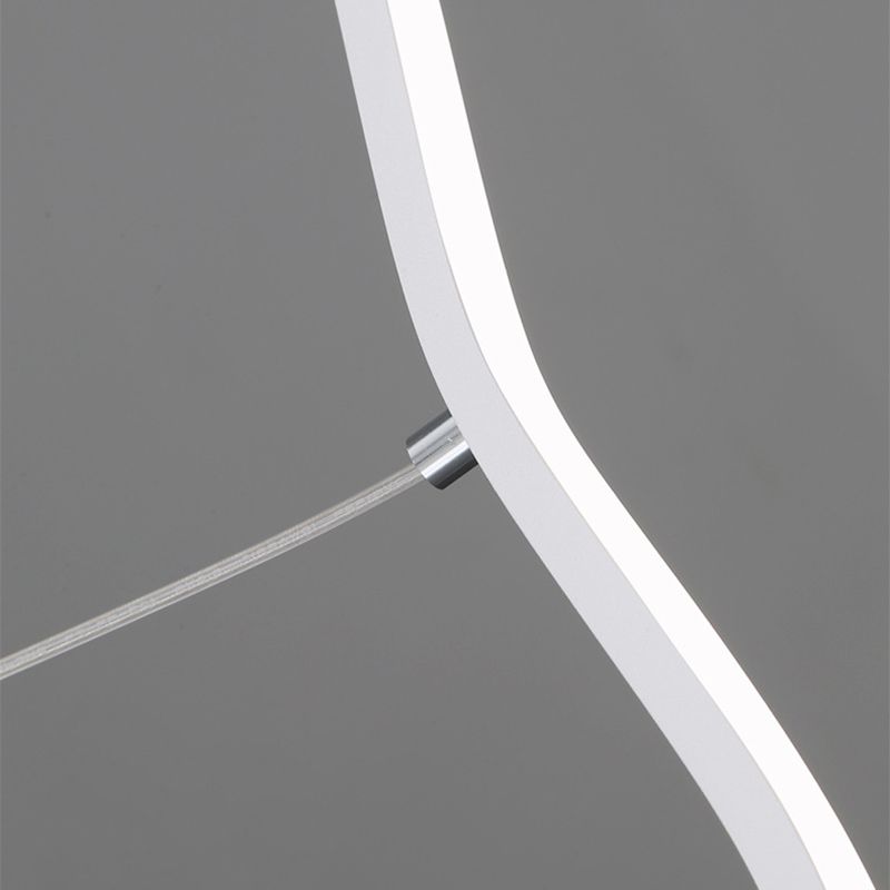 LED hanglamp met trendy golflijn ontwerp