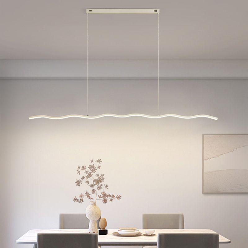 LED hanglamp met trendy golflijn ontwerp