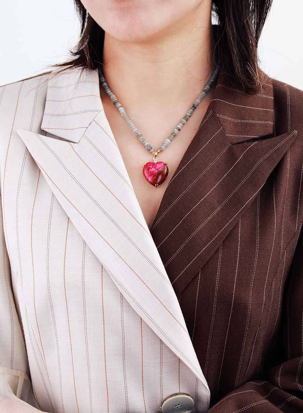 Helende hart kralenketting