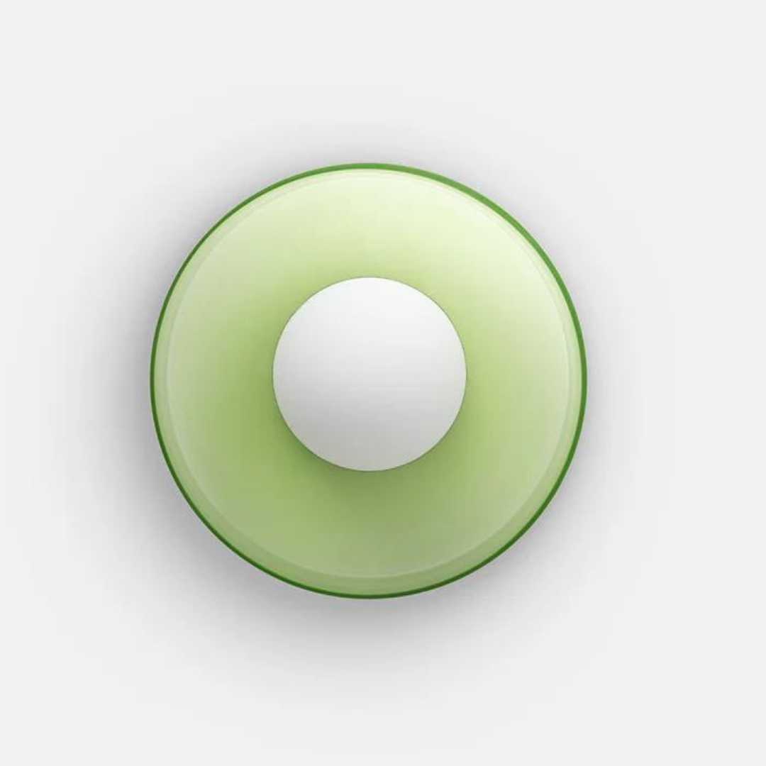 Ronde plafondlamp met stijlvolle functionaliteit